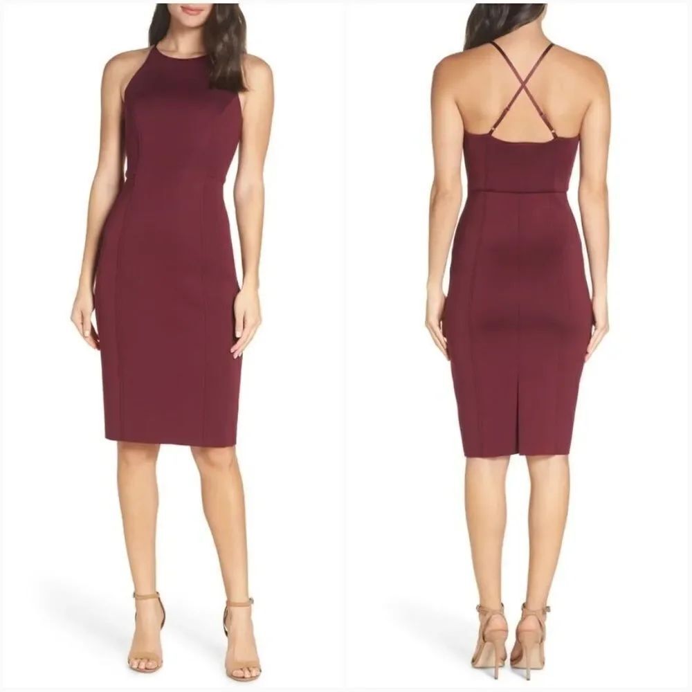 Chelsea28 Scuba Sheath Dress Size 8